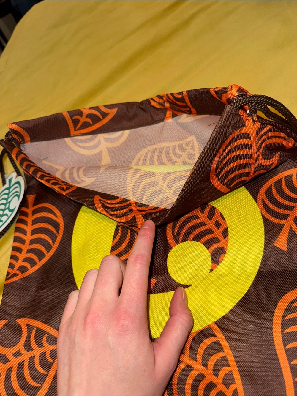 Animal crossing drawstring backpack - Picture 2 of 3
